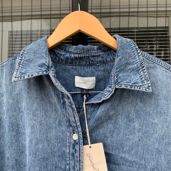 Women's Denim Long Sleeve Mini Shirtdress Size X-Large NWT- Universal Thread - Picture 8 of 13